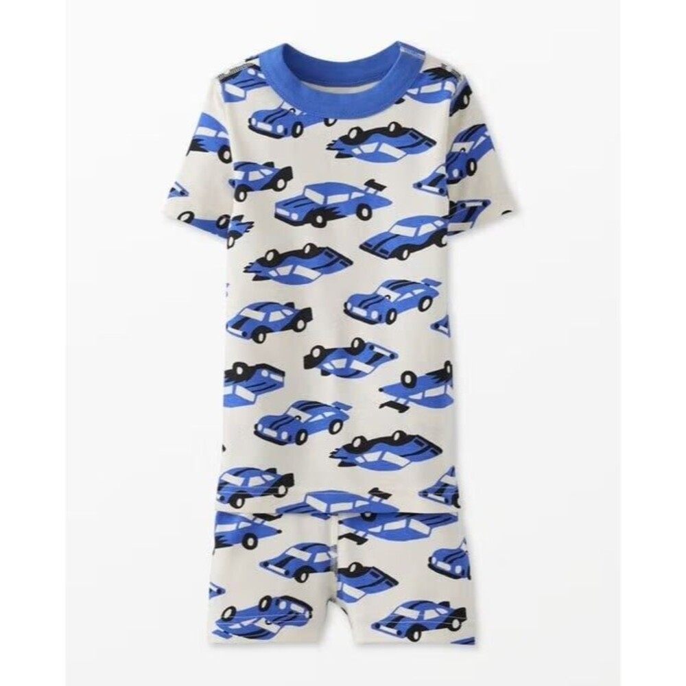 Hanna Andersson Short Pajamas, Speed Racer, Size 5T